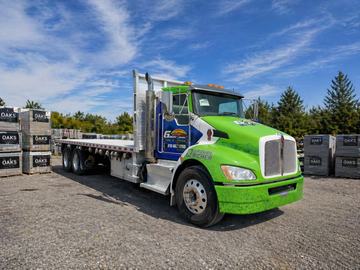 🚛 Chauffeur classe 3 – Camion flatbed avec Moffett